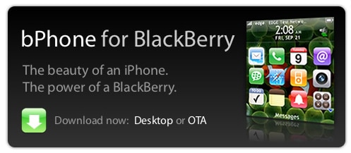 Blackberry Iphone Theme