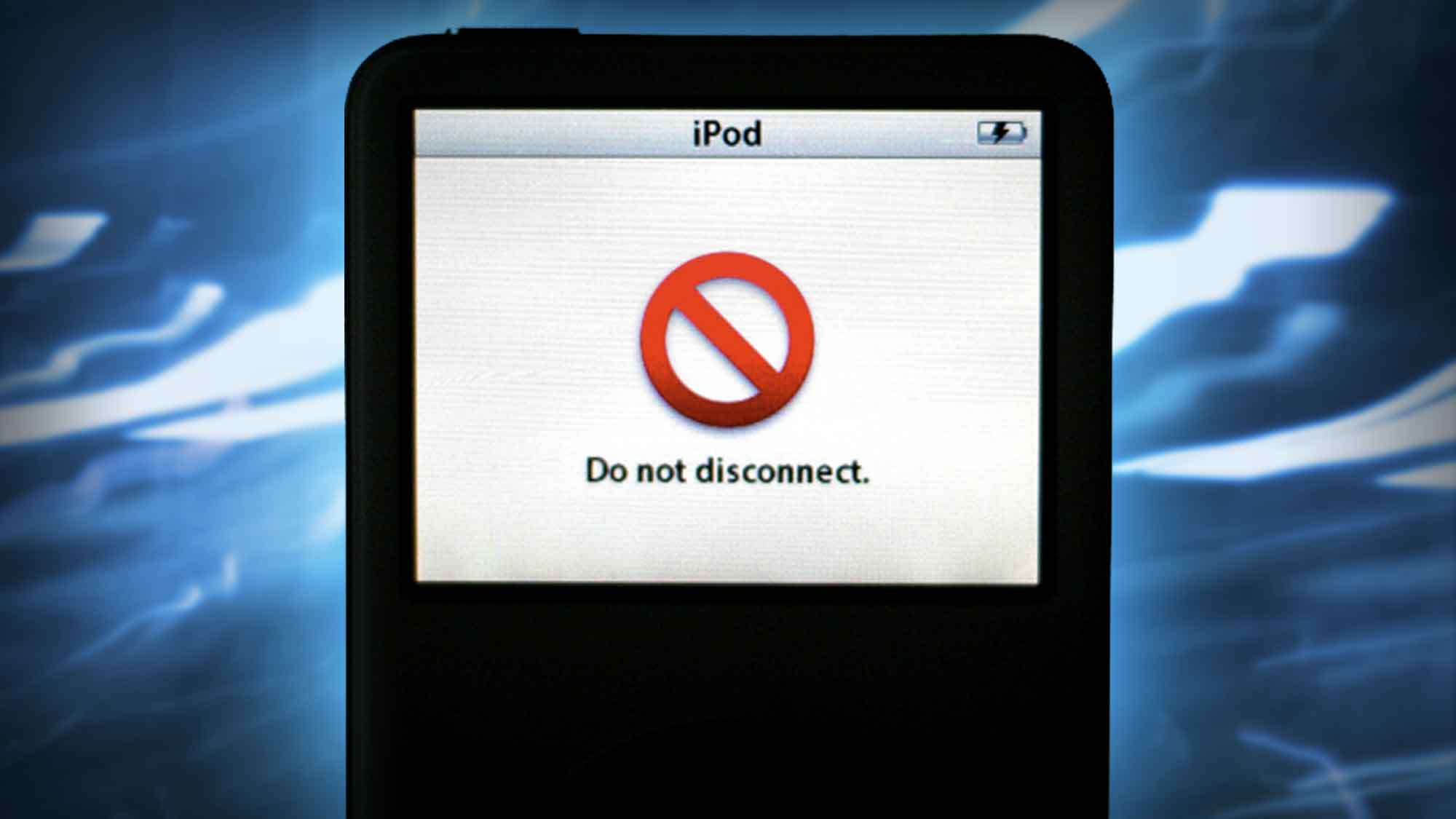 iPod DO NOT DISCONNECT Message Won't Go Away - FIXED!