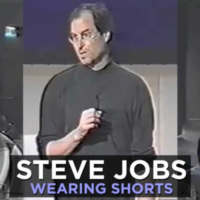 Steve Jobs Wearing Shorts