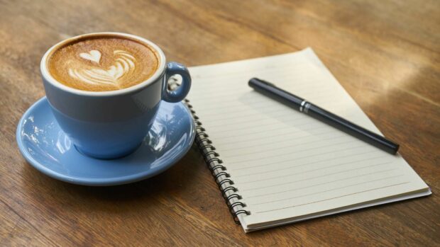 Coffee Cup Taking Notes - Coffee Drinkers