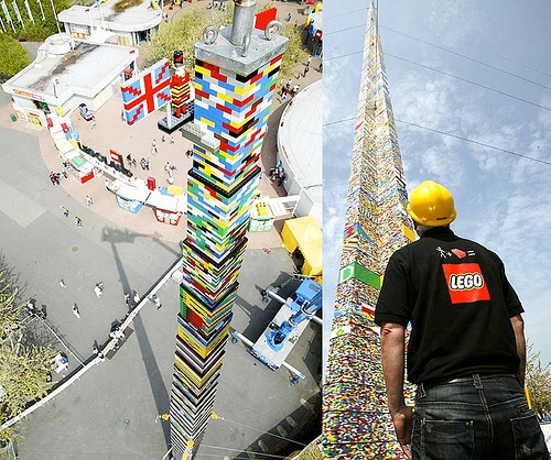 Giant Lego Tower