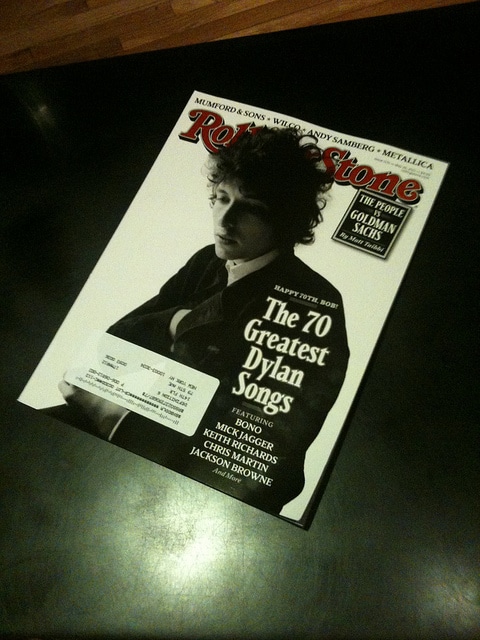 Bob Dyaln On Rolling Stone Magazine