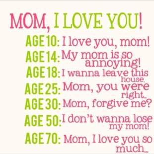 Mom, I Love You! - Through The Years