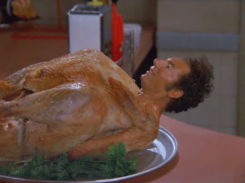 The Kramer Turkey Gif
