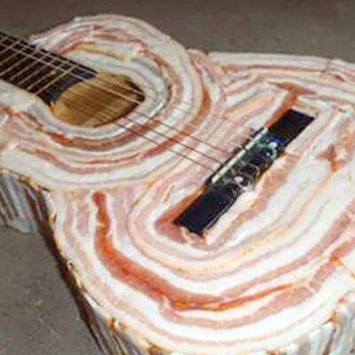 Acoustic Bacon Guitar