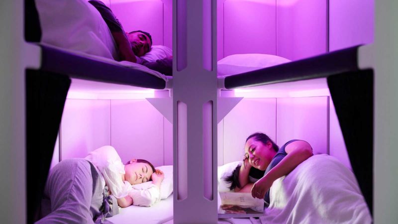 Air New Zealand Bunk Beds