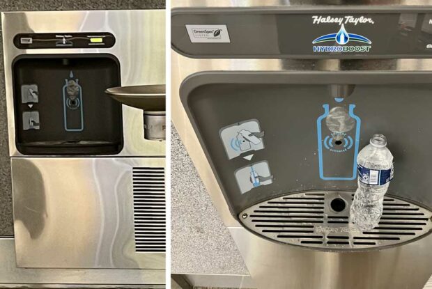 Airport Water Filler For Reusable Water Bottles
