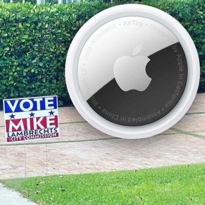 Apple Airtag Helps Police Recover Stolen Political Yard Signs At Opponent'S Fort Lauderdale Home