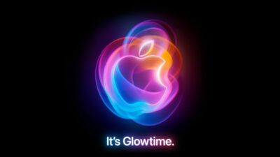 A glowing, multicolored Apple logo with the text "It's Glowtime." on a black background. -- Apple's 'Glowtime' Spectacle: AI-Powered iPhones and a Smartwatch Revolution