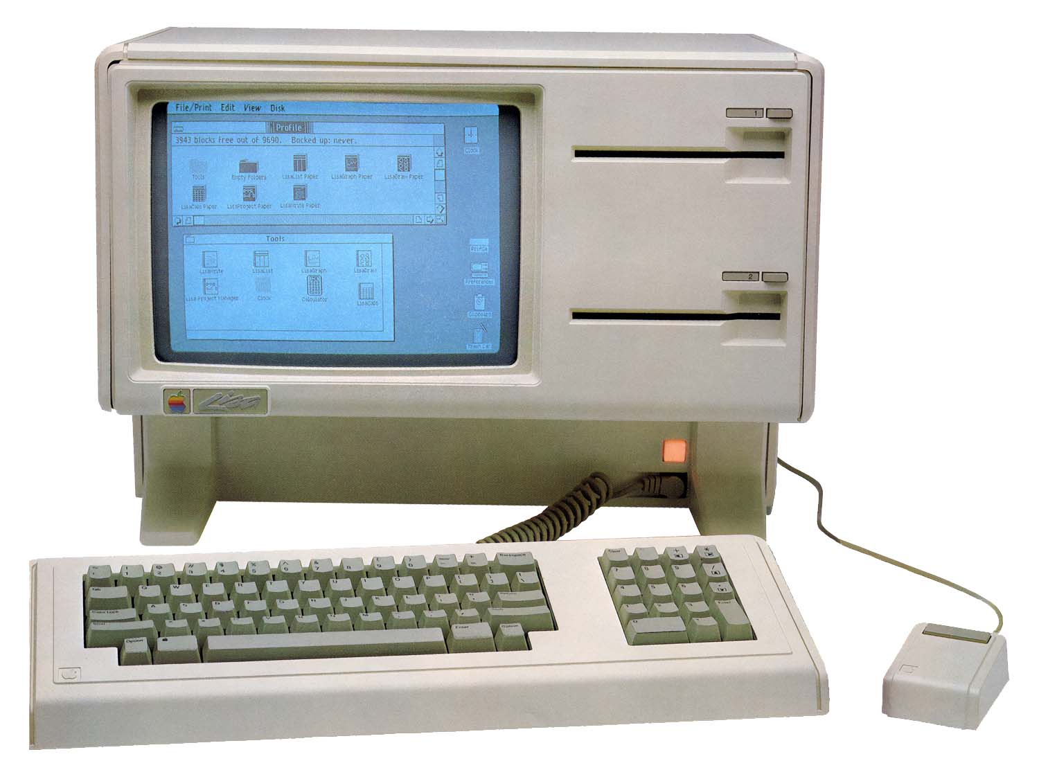 Персональный компьютер год. Apple Lisa 1983. Компьютер Lisa 1983. Эппл Лиза компьютер. 1983 Г. Корпорация Apple Computers построила персональный компьютер Lisa.