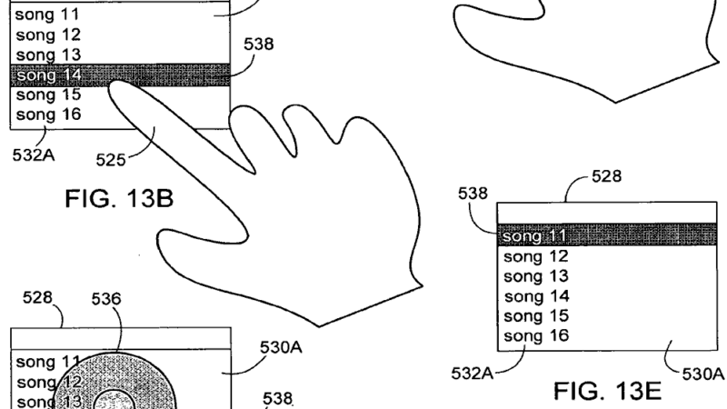 Apple Files Touch Sensitive Patent Documents For Next Generation iPod