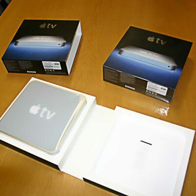 apple tv 1g unboxing boxes