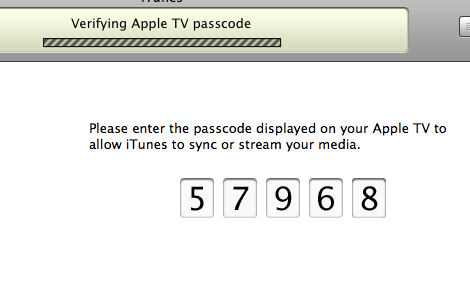 Itunes Apple Tv Passcode