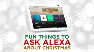ask alexa christmas