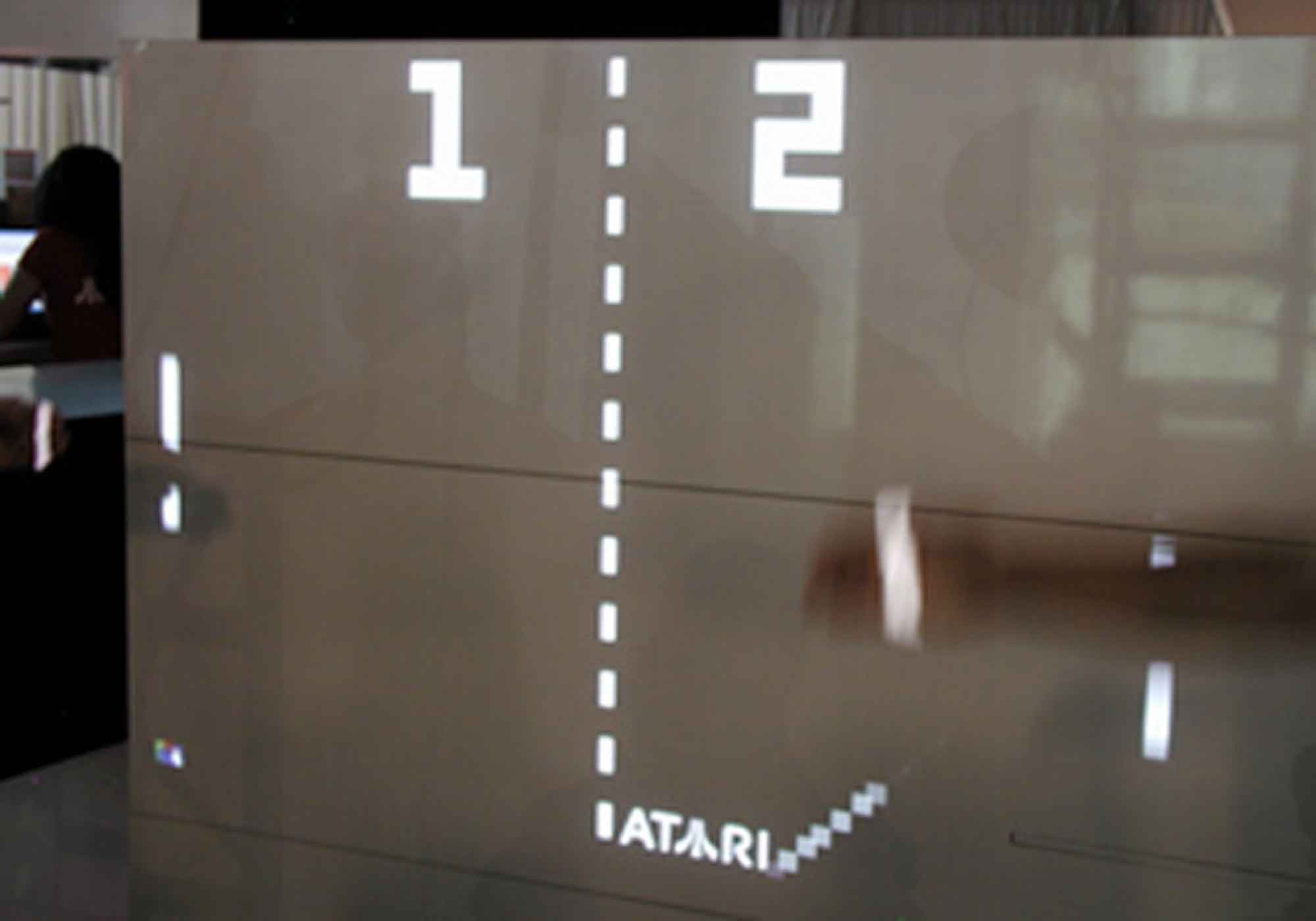 Atari Showcases Touch-Sensitive Pong Wall at Nextfest (2006)
