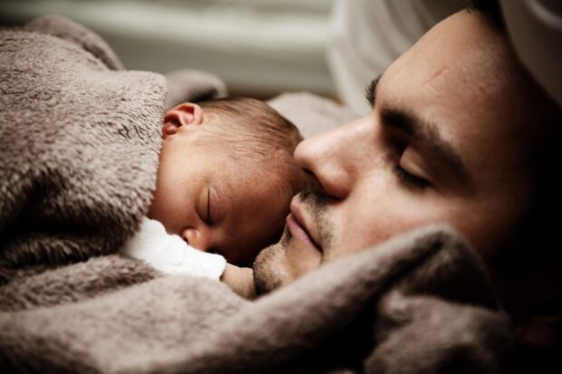 Sleeping Man And Baby In Close-Up Photography - Most Popular Baby Names