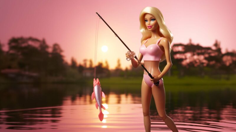 Man Sets Fishing Record With A Barbie Fishing Pole