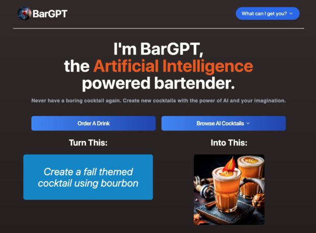 Bargpt, The Perfect Ai Bartender.