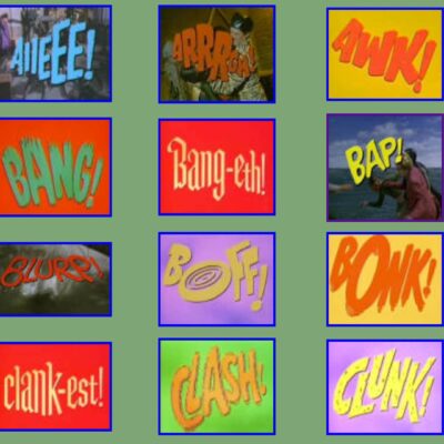 Batman Fight Graphics From The 1960s TV Show