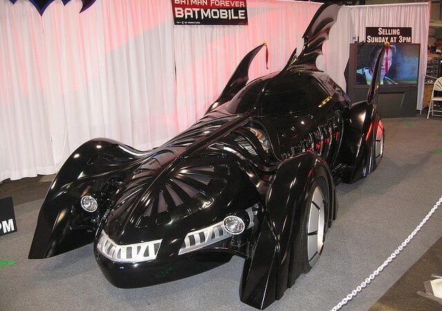 The Batmobile From The Batman Forever Movie