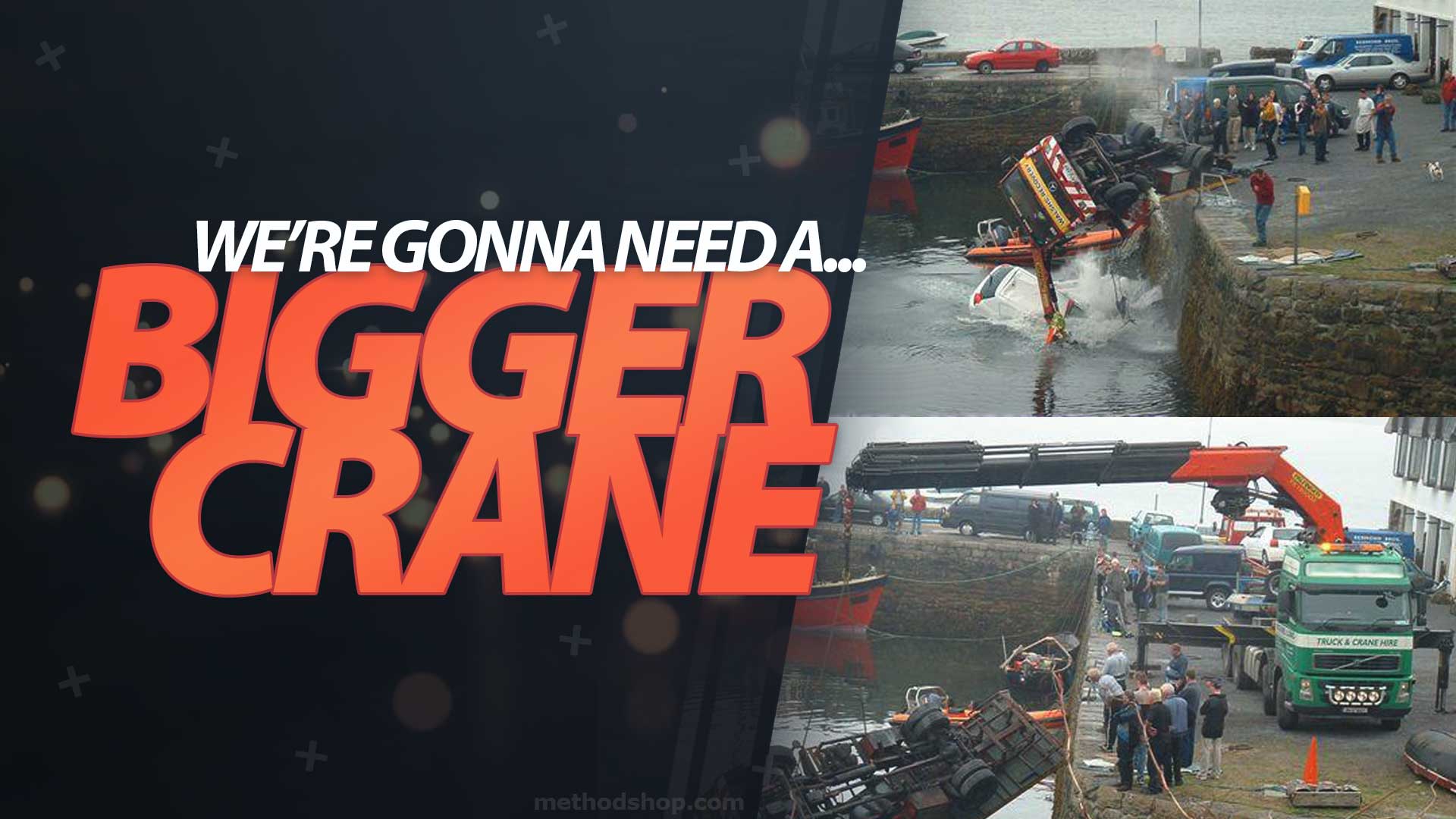 We're Going to Need a Bigger Crane - Irish Crane Accident Photos Go Viral