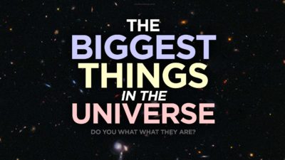 Biggest Universe Scaled