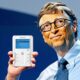 Bill Gates Holding a Creative Zen MP3 player