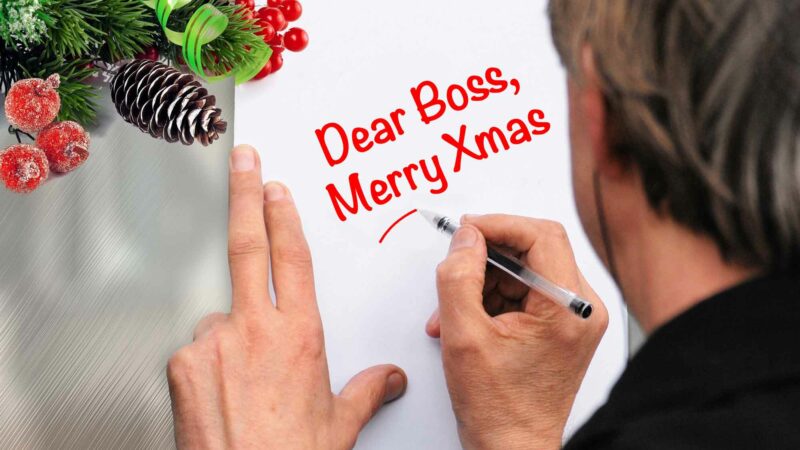 What To Write In Your Boss’s Christmas Card