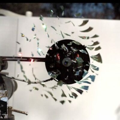 CD Shattered in Extreme Slow Motion