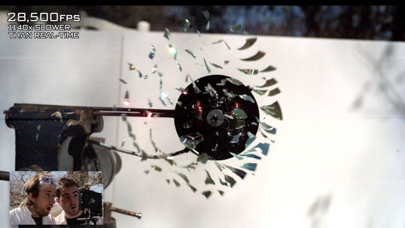VIDEO: CD Shattered By Rotational Speed, Filmed At 170,000fps