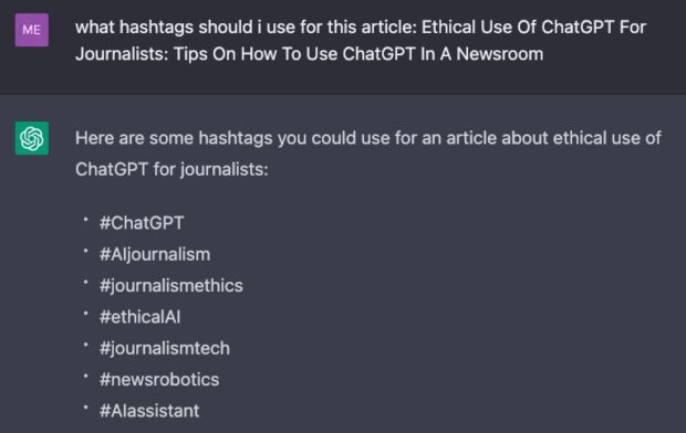 How To Use Chatgpt To Make Hashtag Suggestions