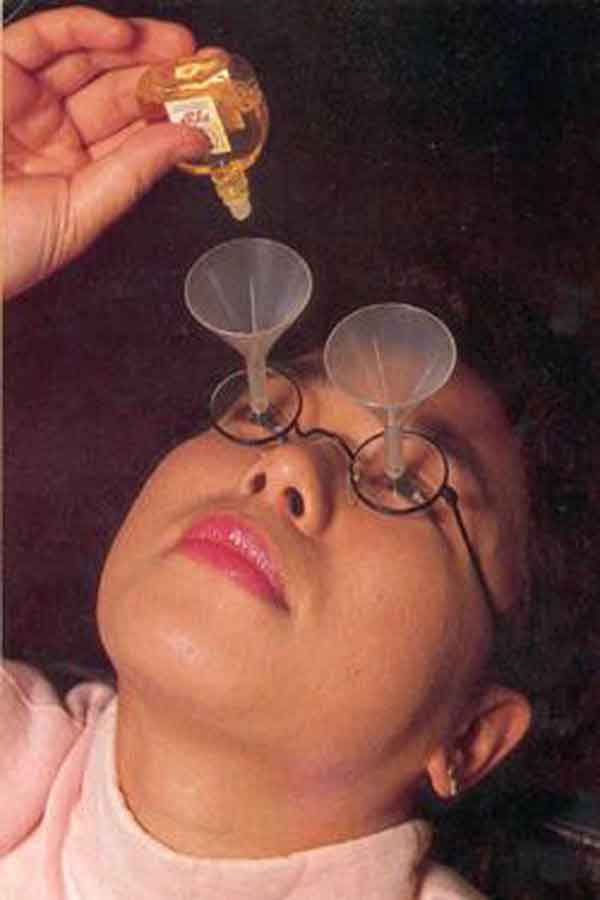 Chindogu Inventions: Eyedropper Glasses