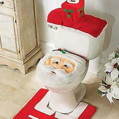 chirstmas toilet feature