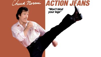 chuck norris action jeans