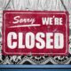 Store Closed Sign