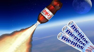 coke mentos rocket 1