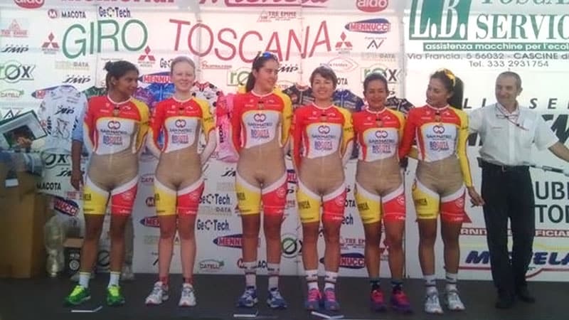 PICS: Awkward Colombian Women's Cycling Uniform Has Internet in Uproar