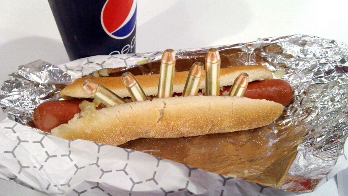 A Costco Hot Dog, Filled With Bullets. - Woman Finds Live Bullets In Her Costco Hot Dog -- A Used Tampon In A Steak. Cockroaches Baked Into Hash Browns. Even Severed Fingers In Chili. Here Are The Most Disgusting And Nasty Things People Found In Their Fast Food Orders.