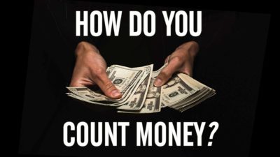 count money hands