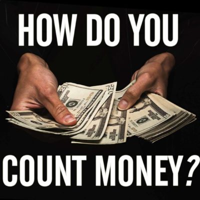 count money hands