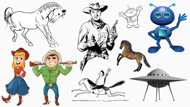 How To Draw Cowboys, Cowgirls &Amp; Aliens