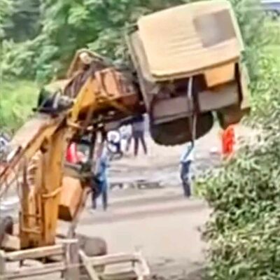 West Bengal India Crane Accident