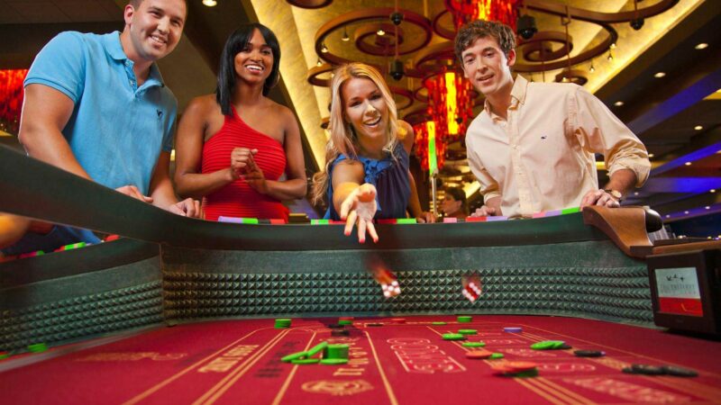 Craps Table Players