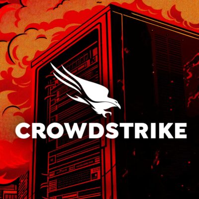 Crowdstrike Global Outage - Illustration Of A Server Surrounded By Flames And Smoke With The Crowdstrike Logo And Name In The Forefront, Depicting A Scenario Where Users Might Seek &Quot;What Happened&Quot; Or &Quot;How To Recover&Quot; After A Crowdstrike Global Outage.