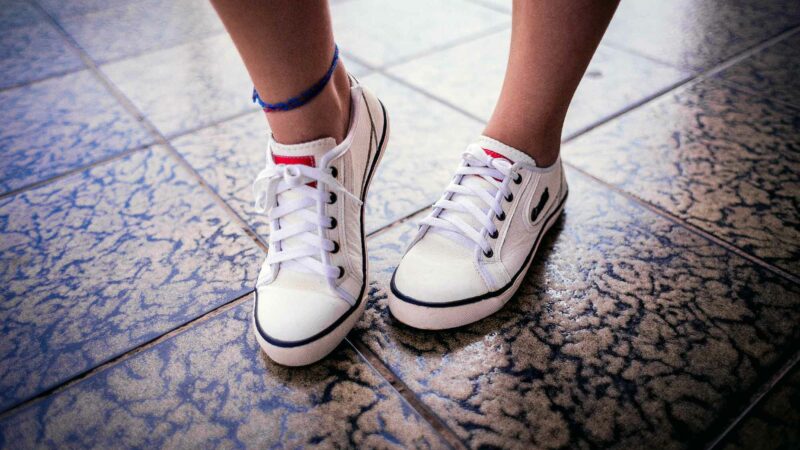 Walking - Going For A Walk Wearing Sneakers - Cute Feet