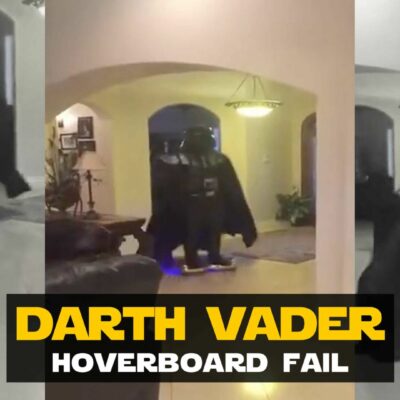 darth vader hoverboard fail