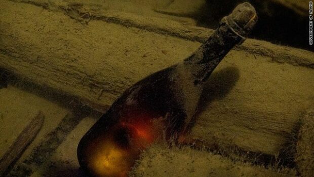 Divers Find Ancient Champagne From 1780S On Shipwreck In Baltic Sea