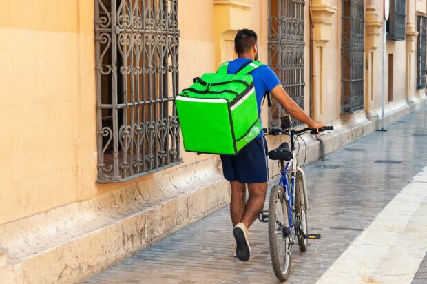 Bicycle Delivery Man