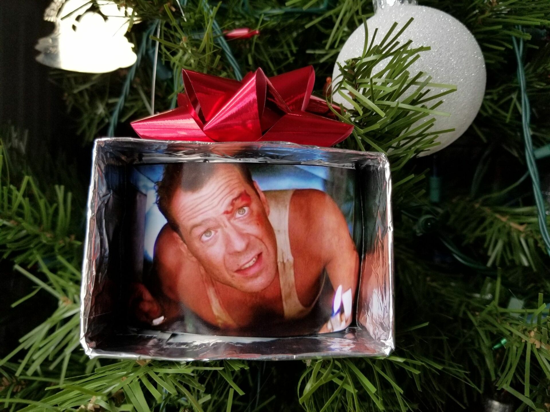 Die Hard Christmas Ornament Tutorial Bring Some Action To Your