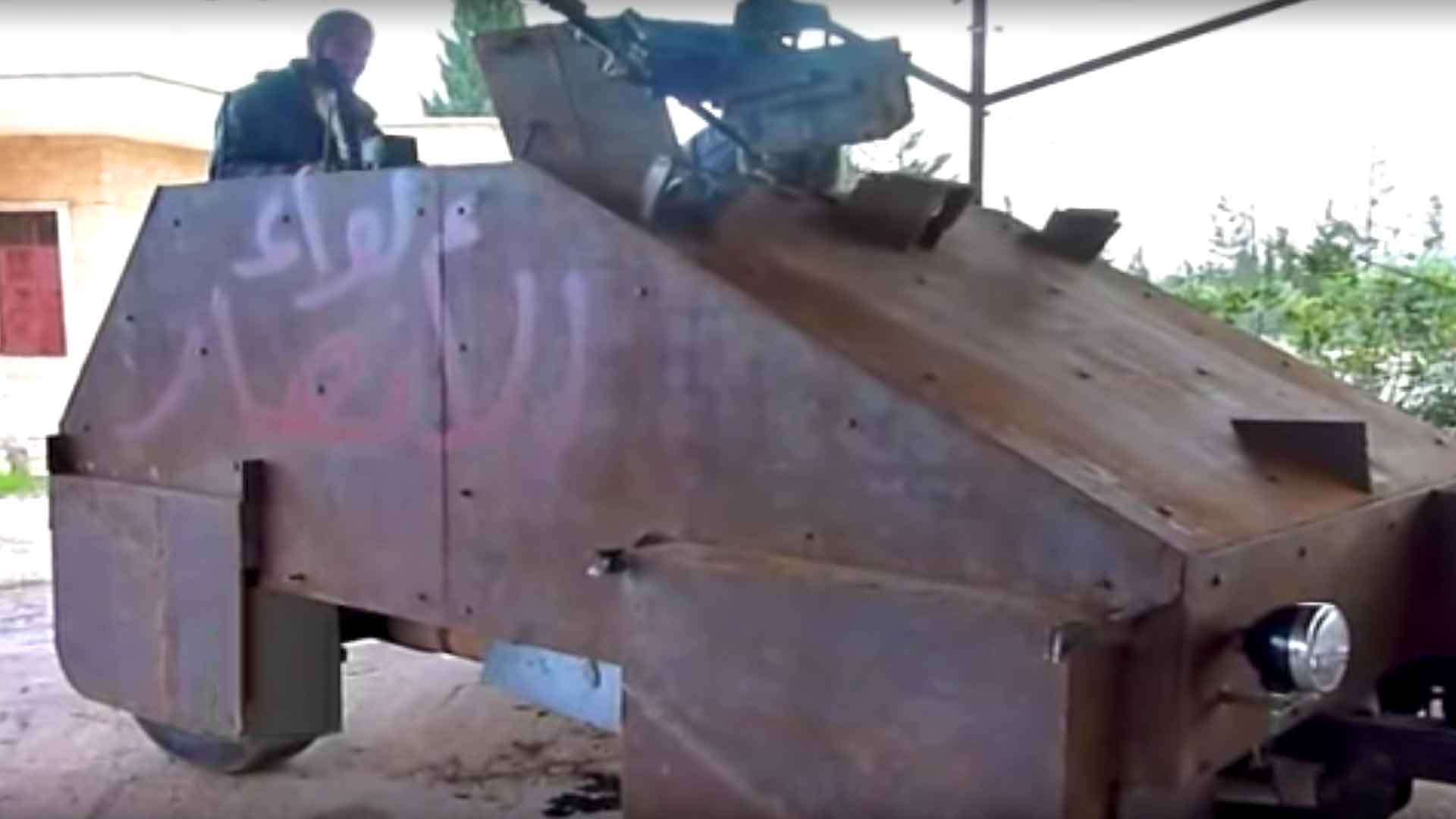 How The Sony Playstation Helped Weaponize DIY Tanks for Syrian Rebels